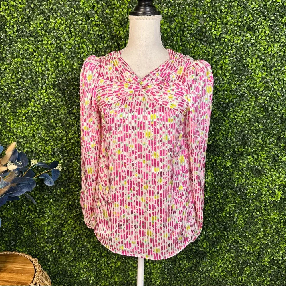 NWOT Kate Spade Marker Floral Devore‎ Top
